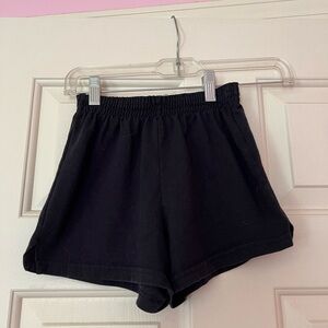 Girls Soffe knit cheer shorts